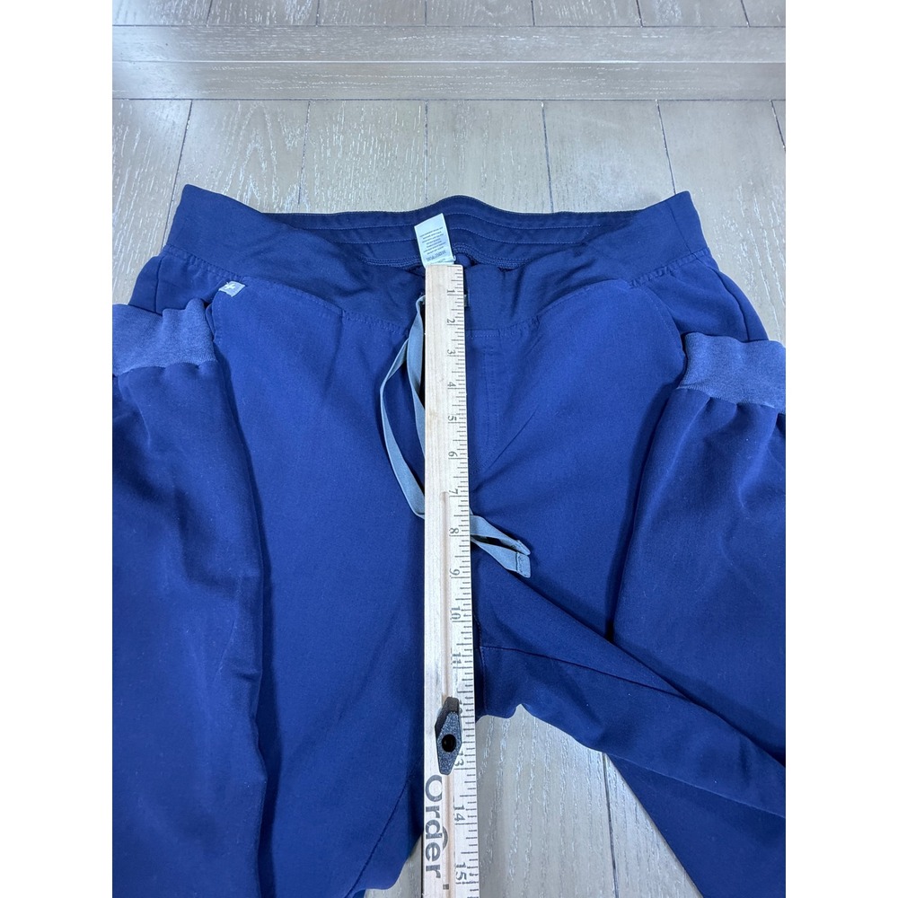 Figs Zamora Jogger Pants Womens Large Navy Blue Technical Collection Scrubs - Picture 2 of 9